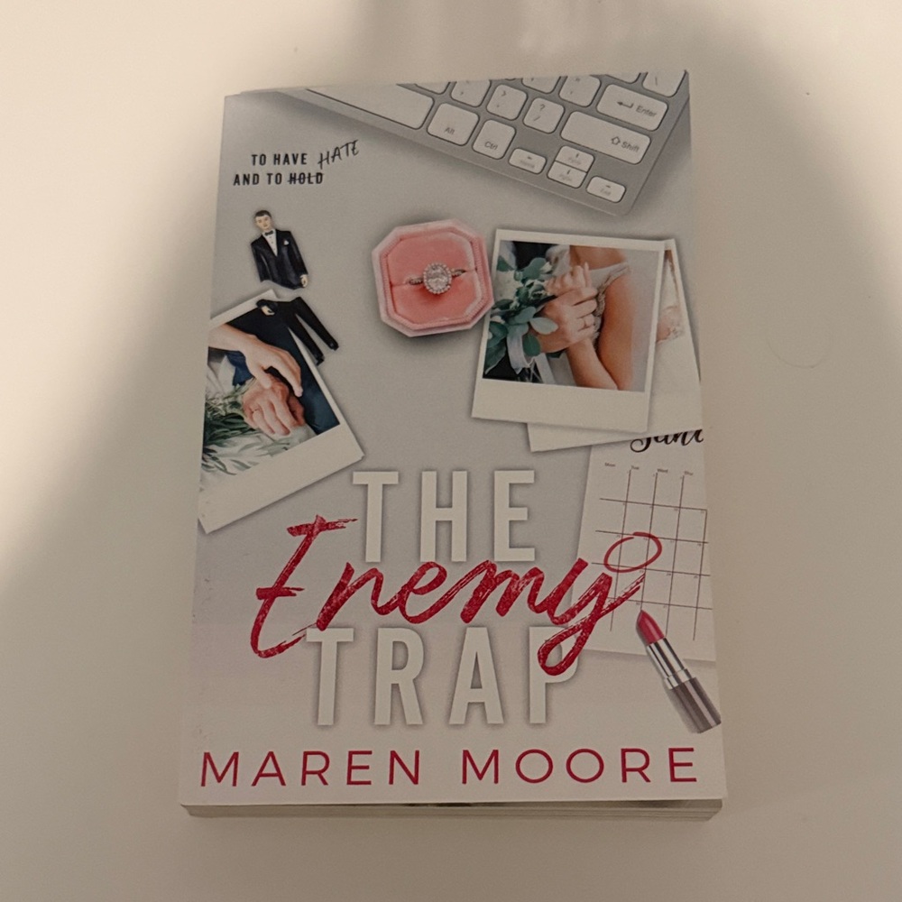 The Enemy Trap by Maren Moore - White & Pink Paperback